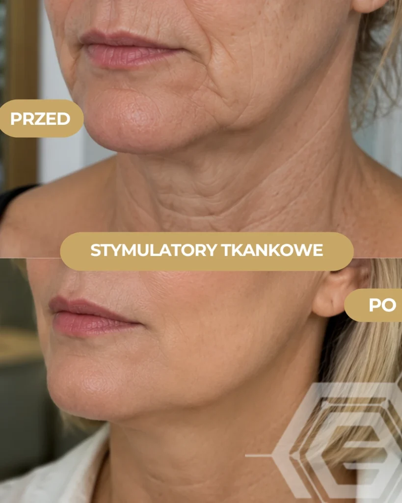 realizacja stymulatory tkankowe przed i po